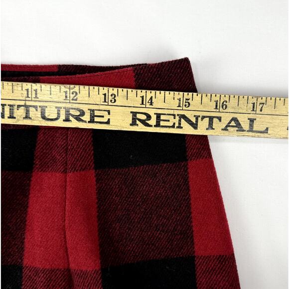 J Crew Wool mini skirt in harvest plaid size 4 - Picture 7 of 8